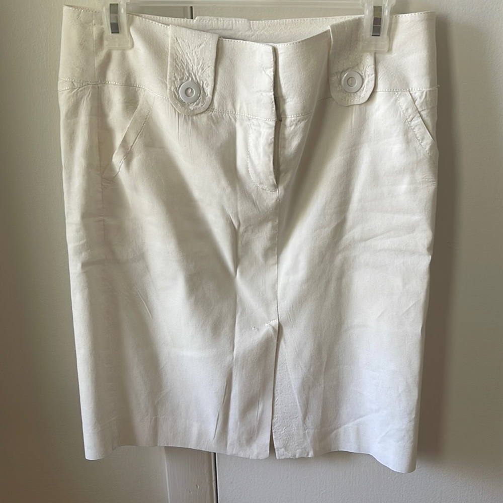 Bebe linen lined skirt